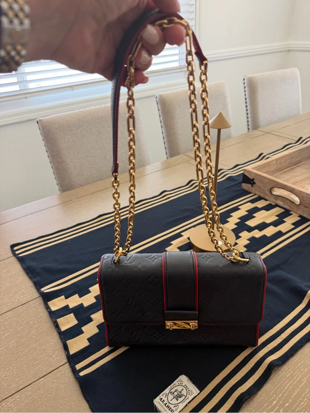 Louis Vuitton Saint Sulpice handbag monogram empreinte leather